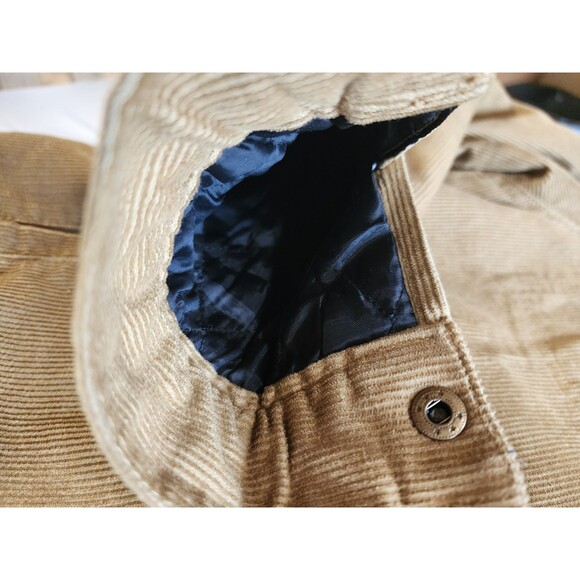 Trademark Brooklyn Cloth Sherpa Lined Corduroy Jacket Men Sz LG Tobacco *read* - Picture 13 of 14
